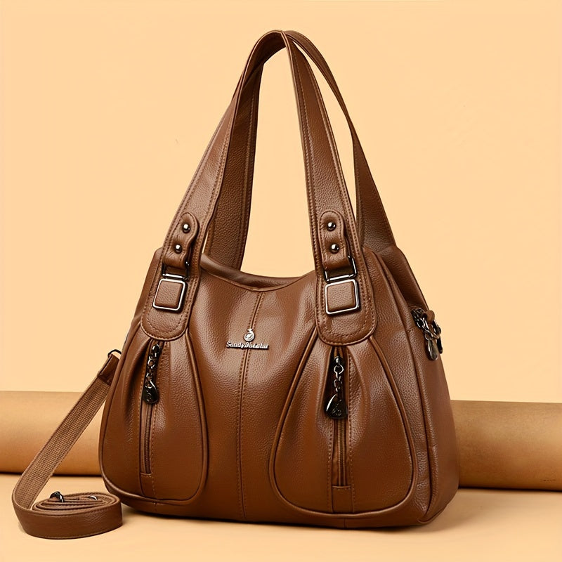 Lightweight Women’s PU Shoulder Bag – Casual & Travel