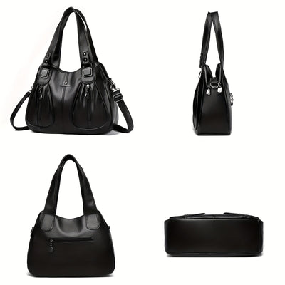 Lightweight Women’s PU Shoulder Bag – Casual & Travel