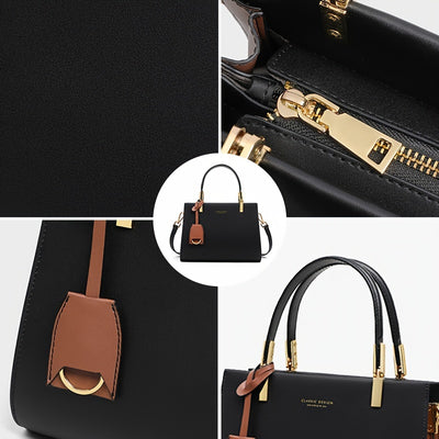 COBBLER LEGEND Elegant Genuine Leather Tote Handbag