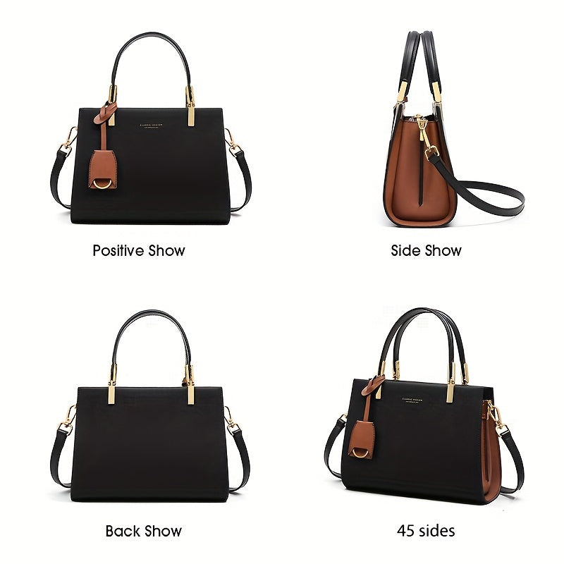 COBBLER LEGEND Elegant Genuine Leather Tote Handbag