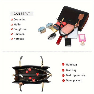 COBBLER LEGEND Elegant Genuine Leather Tote Handbag