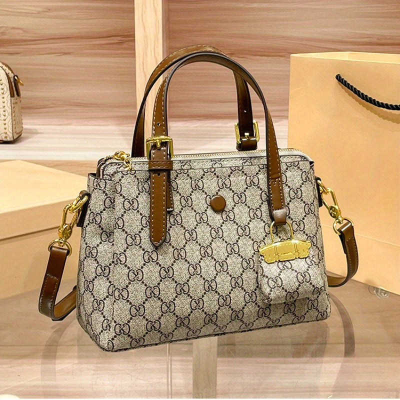 Women’s Luxury Clutch & Crossbody Handbag – Beige Textured Purse