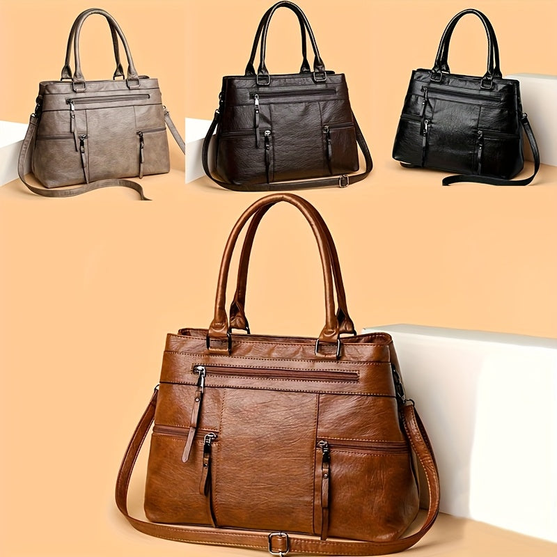 Velora Vintage Style Women's Multi-Layer Hand Bag