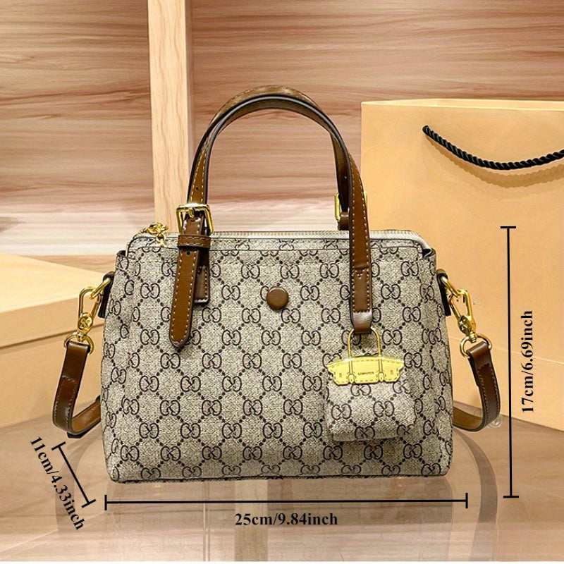 Women’s Luxury Clutch & Crossbody Handbag – Beige Textured Purse