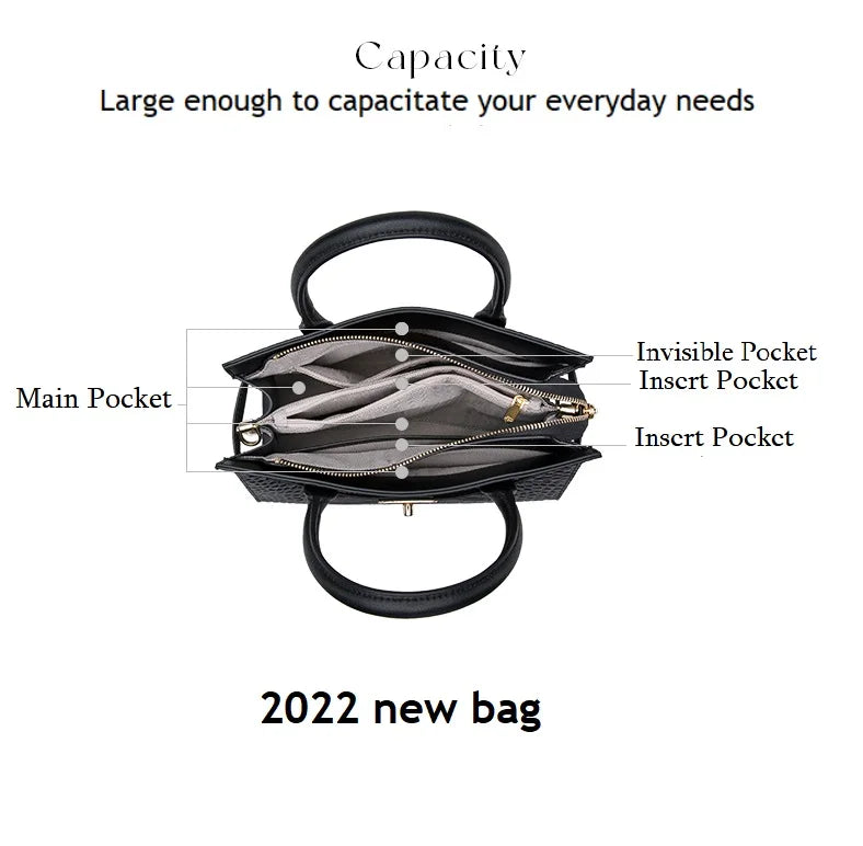 Fashion Women’s Genuine Leather Shoulder Bag – Elegant Soft Cowhide Tote Purse for Business