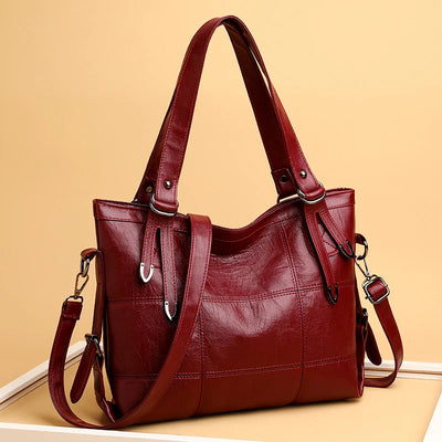 Women's shoulder bag synthetic leather casual style