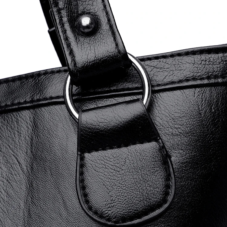 Women's shoulder bag synthetic leather casual style