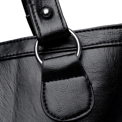 Women's shoulder bag synthetic leather casual style