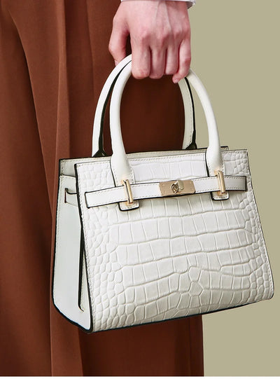 Fashion Women’s Genuine Leather Shoulder Bag – Elegant Soft Cowhide Tote Purse for Business