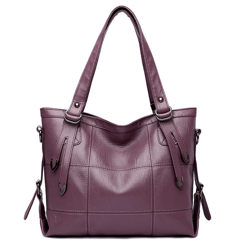Women's shoulder bag synthetic leather casual style
