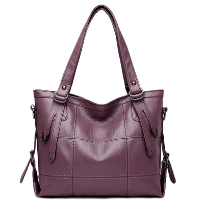 Women's shoulder bag synthetic leather casual style