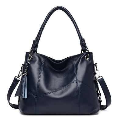 Luxury Genuine Sheepskin Leather Tote Bag for Women