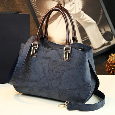 Retro Luxury Genuine Leather Bucket Bag