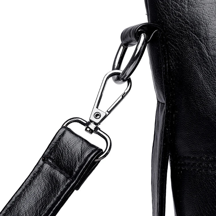 Women's shoulder bag synthetic leather casual style