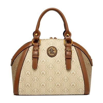 Luxury Women's Handbag – Designer Retro Shell with Letter Pattern