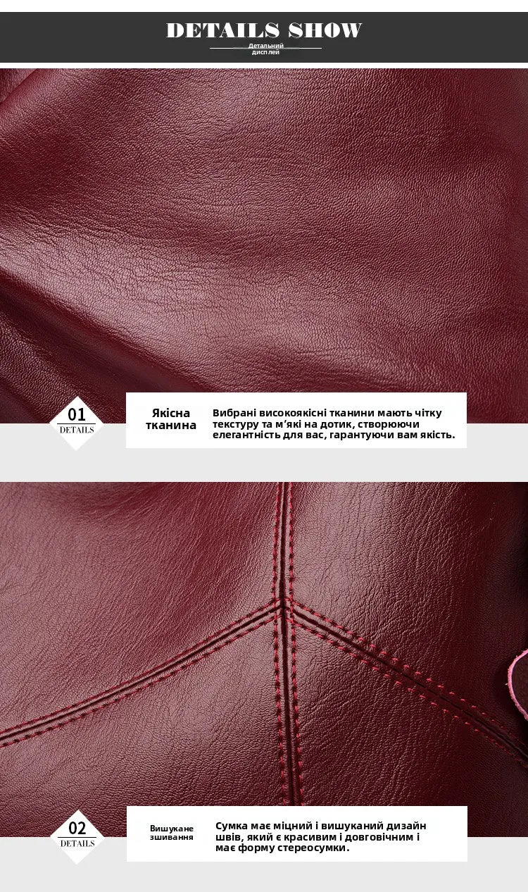 Luxury Genuine Sheepskin Leather Tote Bag for Women