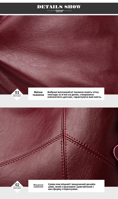 Luxury Genuine Sheepskin Leather Tote Bag for Women