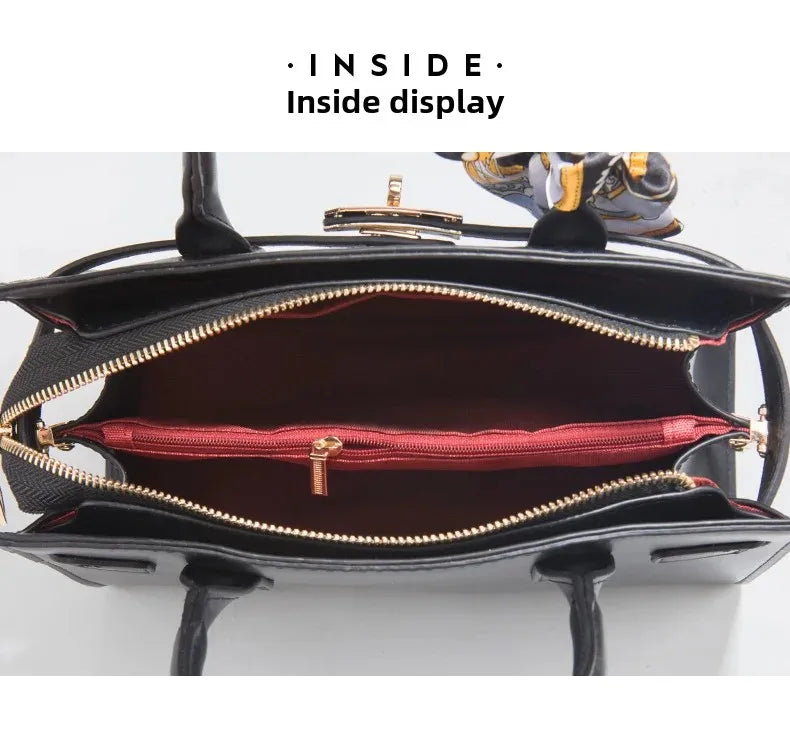 High-End Women Midlife Luxury Leather Bag